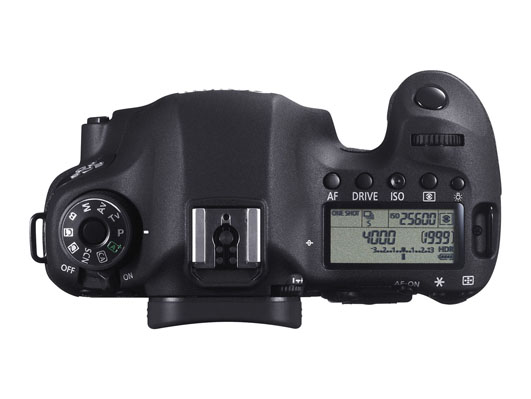 Canon EOS 6D top